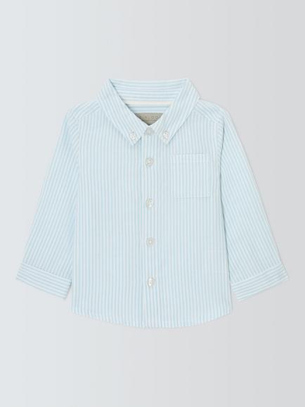 John Lewis Heirloom Collection Baby Stripe Shirt, Oxford Stripe, Oxford Stripe