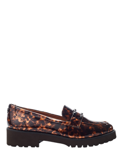 Moda in Pelle Egoma Patent Loafers, Tortoiseshell, Tortoiseshell