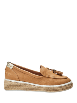 Moda in Pelle Elga Wedge Heel Espadrilles, Camel, Camel