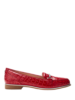 Moda in Pelle Evaria Loafers, Red, Red