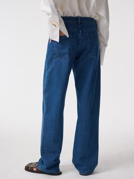 AKYN Dylan Slim Fit Jeans, Blue - view 2, Blue