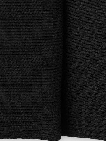 Mango Collarless Cropped Blazer, Black - view 2, Black