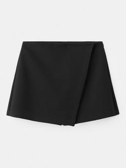 Mango Wrapped Skorts, Black