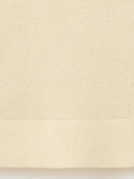 Mango Tie Neck Knit Top, Pastel Yellow - view 2, Pastel Yellow
