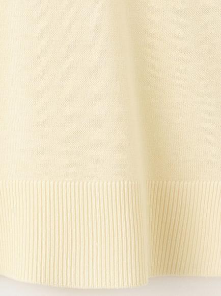 Mango V-Neck Colour Contrast Jumper - view 2, Pastel Yellow