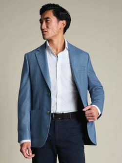 Charles Tyrwhitt Wool Blend Slim Fit Blazer, Denim Blue, Denim Blue