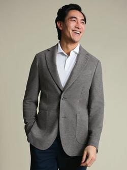 Charles Tyrwhitt Jersey Slim Fit Blazer, Grey, Grey