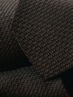 Charles Tyrwhitt Grenadine Silk Italian Tie, Chocolate Brown - view 2, Chocolate Brown