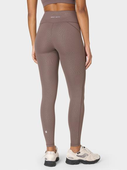Sweaty Betty All Day Leggings - view 2, Brown