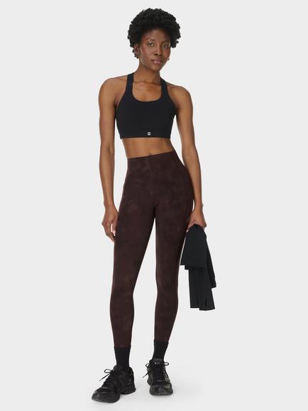 Sweaty Betty High Waisted Leggings - view 2, Brown Soft Fade Print