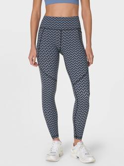 Sweaty Betty Power Gym Leggings, Blue Multi, Blue Multi