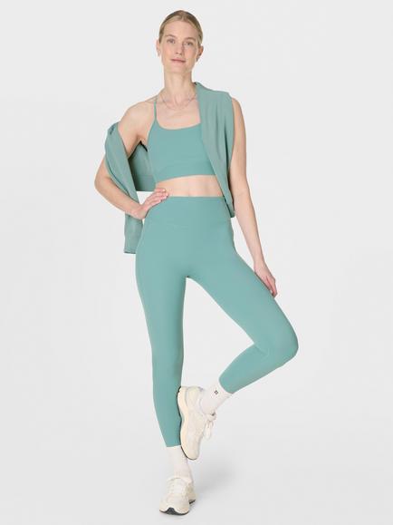 Sweaty Betty Ultimate Studio Yoga Ribbed Leggings, Quartz Green