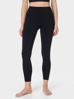Sweaty Betty Ultimate Studio 7/8 Yoga Ribbed Leggings, Black