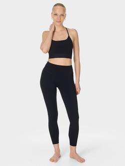 Sweaty Betty Ultimate Studio 7/8 Yoga Ribbed Leggings - view 2, Black