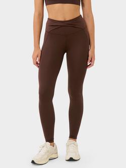 Sweaty Betty All Day Soft Twist Leggings, Brown, Brown
