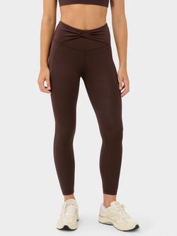 Sweaty Betty All Day 7/8 Soft Twist Leggings, Brown