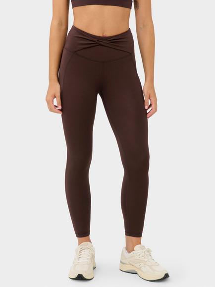 Sweaty Betty All Day 7/8 Soft Twist Leggings, Brown