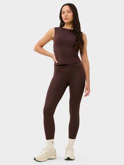 Sweaty Betty All Day 7/8 Soft Twist Leggings - view 2, Brown