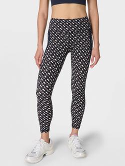 Sweaty Betty Power Side Stripe 7/8 Gym Leggings, Blue/Multi, Blue/Multi