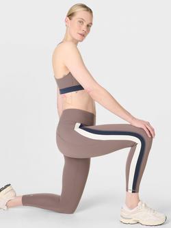 Sweaty Betty Power Trio Stripe 7/8 Gym Leggings, Multi - view 2, Multi