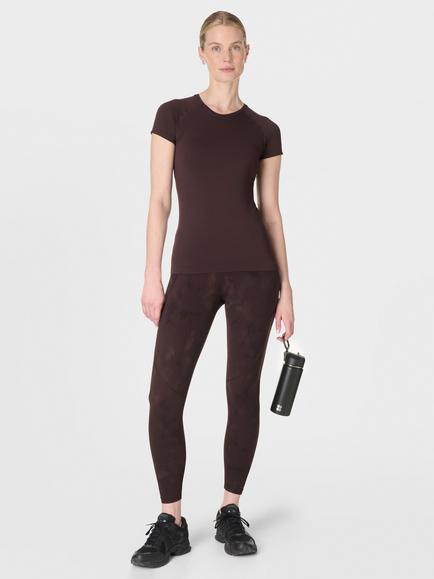 Sweaty Betty High Rise Leggings, Brown Soft Fade - view 2, Brown Soft Fade Print