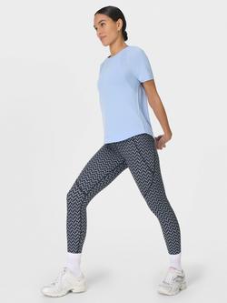 Sweaty Betty Power 7/8 Gym Leggings, Blue Multi, Blue Multi