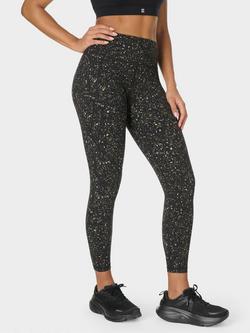 Sweaty Betty Power 7/8 Gym Leggings, Green/Multi, Green/Multi