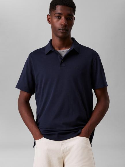 Calvin Klein Supima Cotton Polo Shirt, Dark Blue, Dark Blue