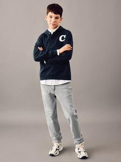 Mango Boys' Slim Fit Jeans, Open Grey, Open Grey