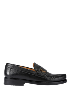 Kurt Geiger London Limehouse Leather Loafers, Black, Black