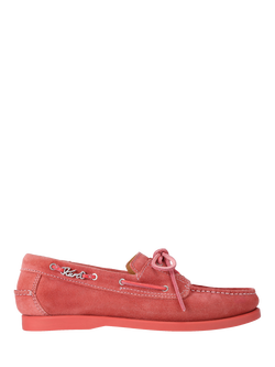 Kurt Geiger London Kurt Suede Deck Shoes, Peach