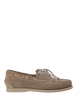 Kurt Geiger London Kurt Suede Deck Shoes, Taupe