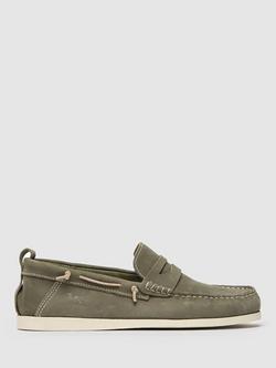 Rodd & Gunn Leather Victoria Loafers, Olive