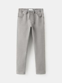 Mango Kids' Regular Fit Comfy Jeans, Grey