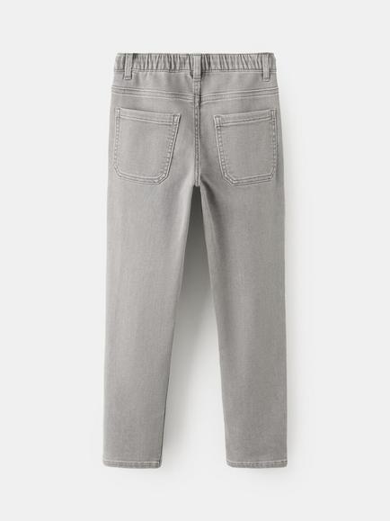 Mango Kids' Regular Fit Comfy Jeans - view 2, Grey