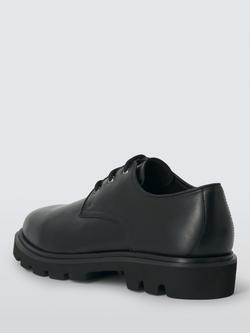John Lewis Axbridge Leather Derby Shoes, Black - view 2, Black