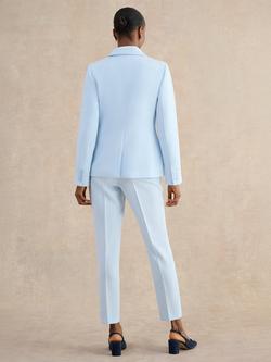 Hobbs Keighley Single Button Jacket, Pale Blue - view 2, Pale Blue