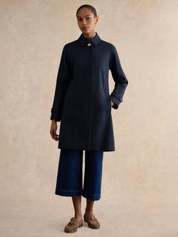 Hobbs Vivienne Shower Resistant Trench Coat, Navy, Navy