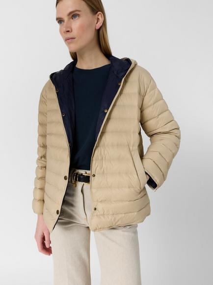 Gerard Darel Priscille Reversible Puffer Jacket, Sand, Sand