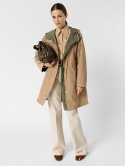 Gerard Darel Jannis Longline Reversible Jacket, Sand - view 2, Sand