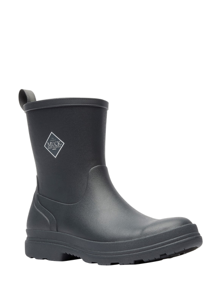 Muck Rainscape Rubber Mid Wellington Boots, Black