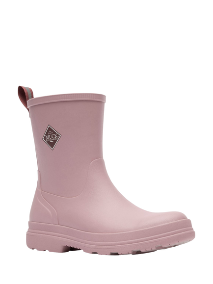 Muck Rainscape Rubber Mid Wellington Boots, Pink