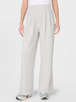 Sweaty Betty Sand Wash Wide Leg Trousers, Ice Grey Marl, Ice Grey Marl