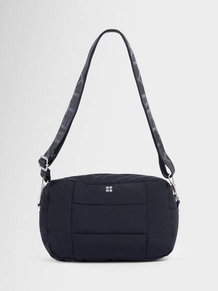 Sweaty Betty Water Resistant Compact Crossbody Bag, Black, Black