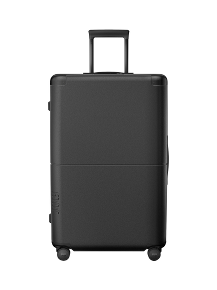 July Checked Plus CaseSafe Hard Shell Suitcase, 110L, Charcoal
