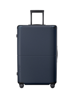 July Checked Plus CaseSafe Hard Shell Suitcase, 110L, Navy