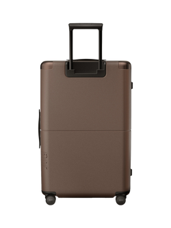 July Checked Plus CaseSafe Hard Shell Suitcase, 110L - view 2, Dark Brown