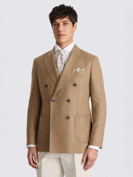 Moss Wool Blend Twill Jacket, Chestnut, Chestnut