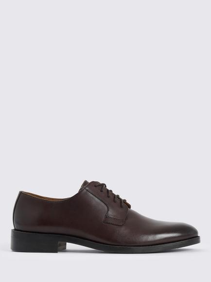 Moss Cambridge Leather Derby Shoes, Brown