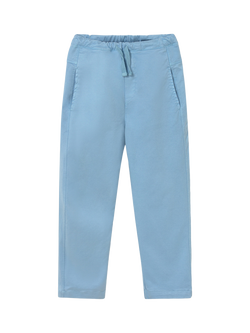 Cozmo Kids' Fabiok Cotton Twill Trousers, Blue, Blue